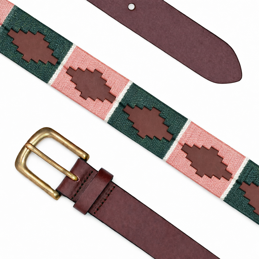 Cinturones de polo de cuero