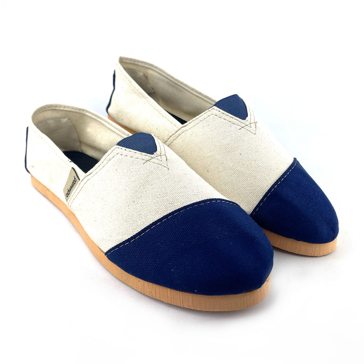 Alpargatas - Combinadas Blanco y Azul