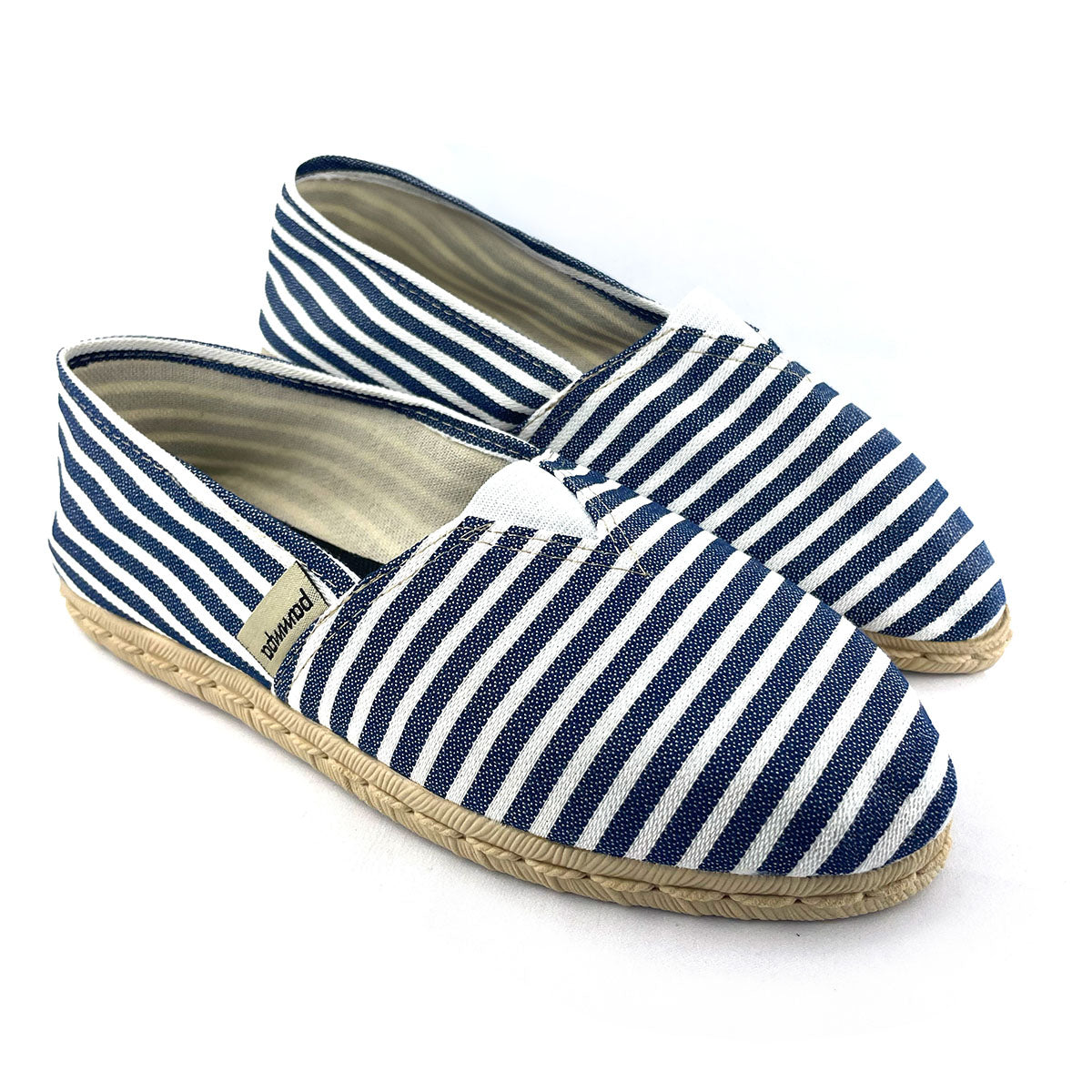 Alpargatas - Estampadas en Blanco y Azul