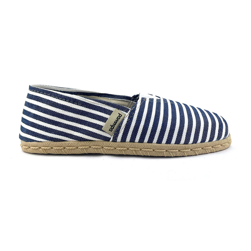 Alpargatas - Estampadas en Blanco y Azul