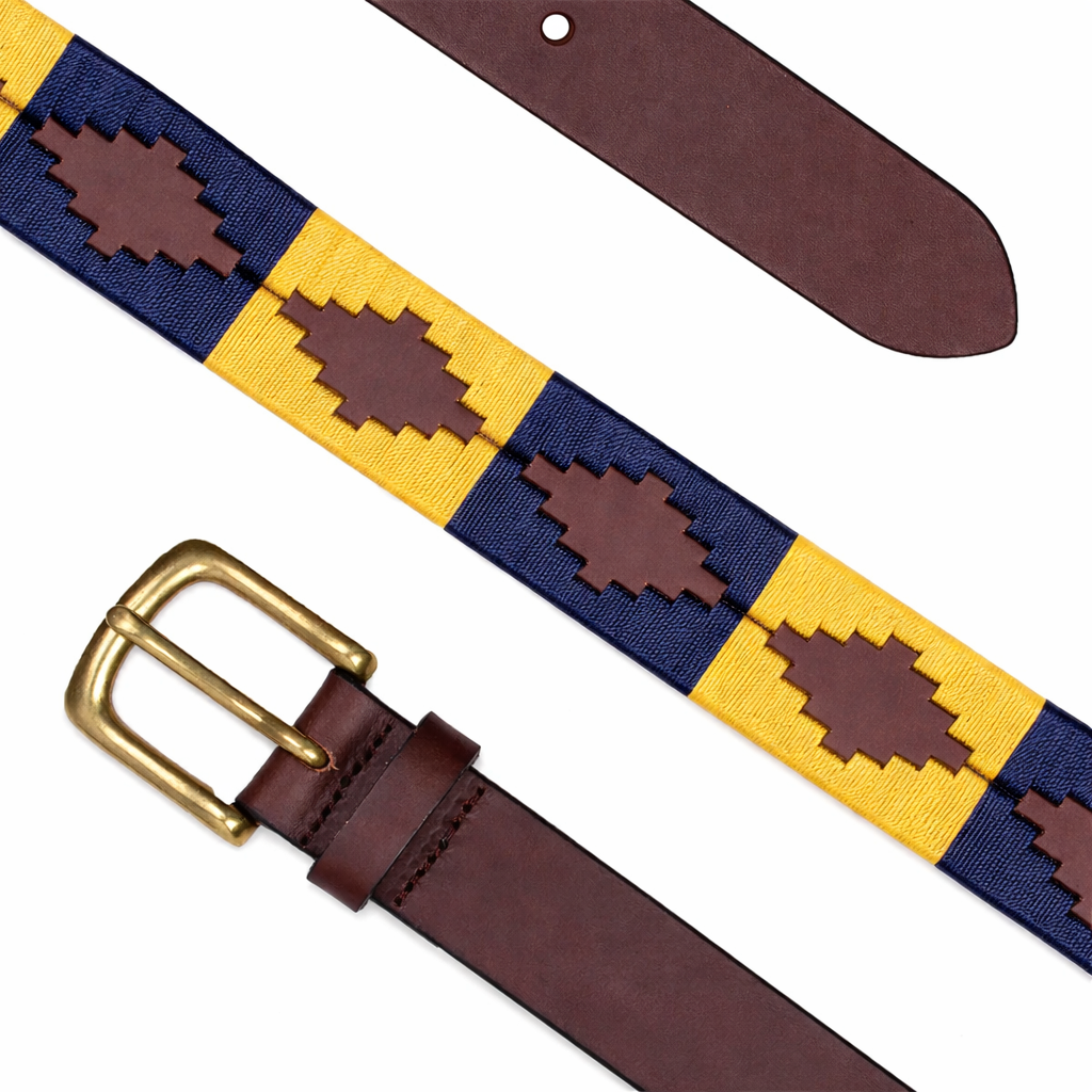 Cinturones de polo de cuero