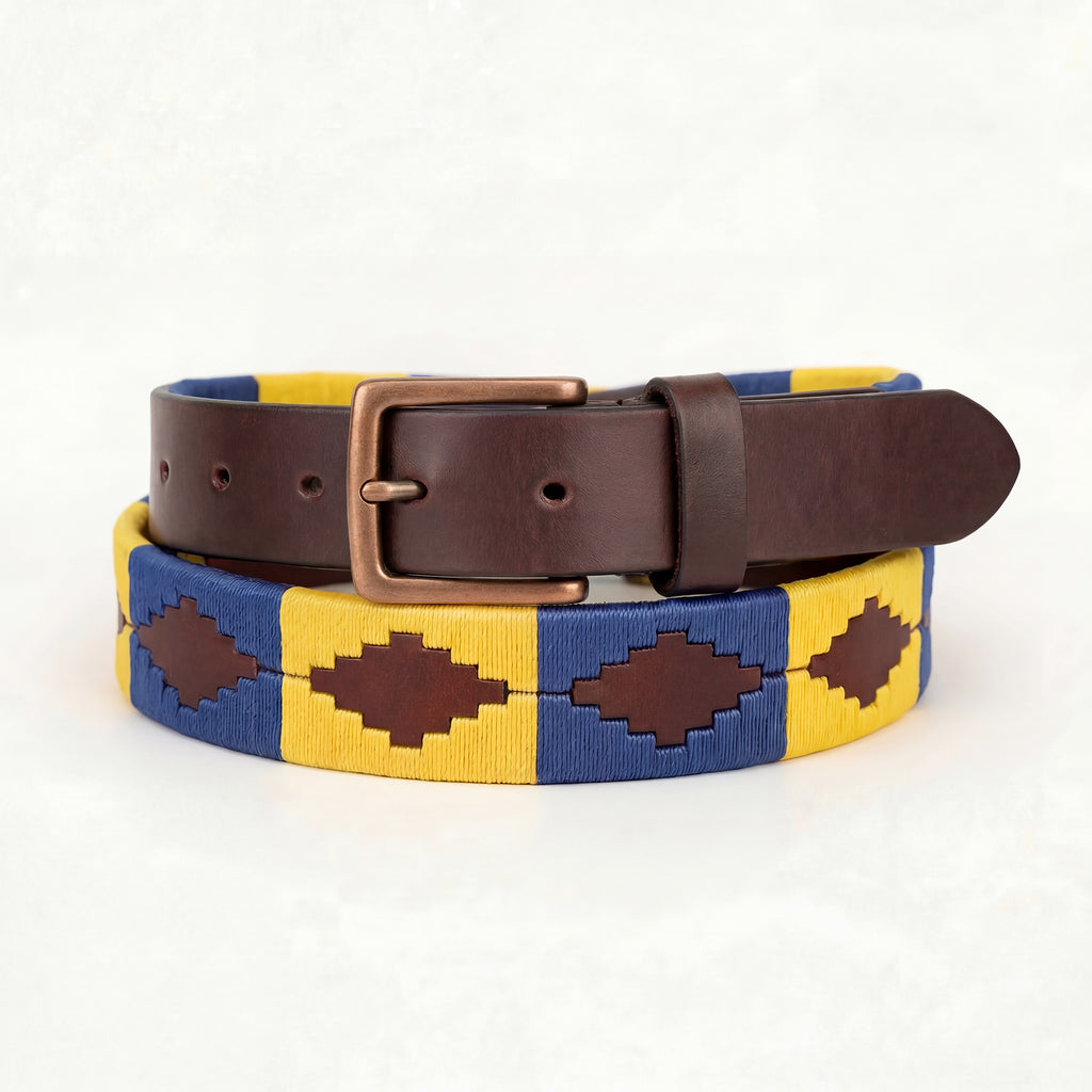 Cinturones de polo de cuero