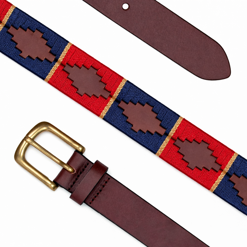 Cinturones de polo de cuero