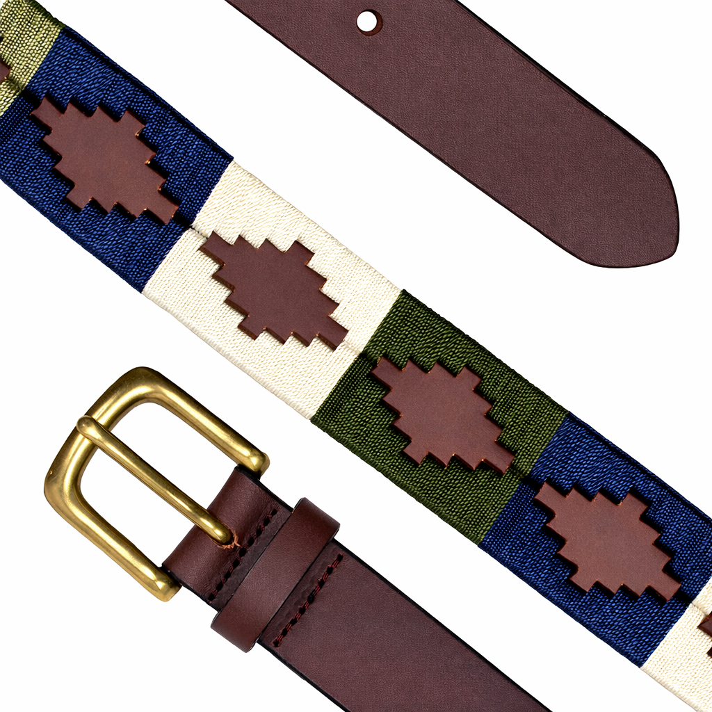 Cinturones de polo de cuero