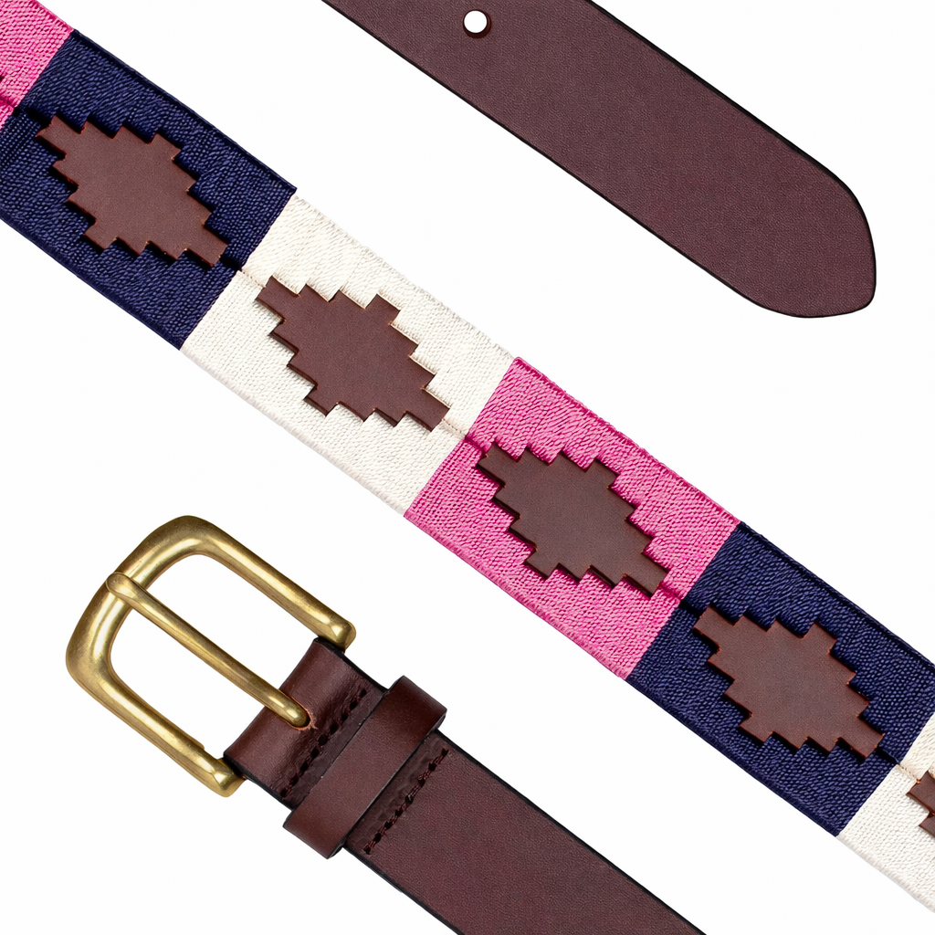 Cinturones de polo de cuero