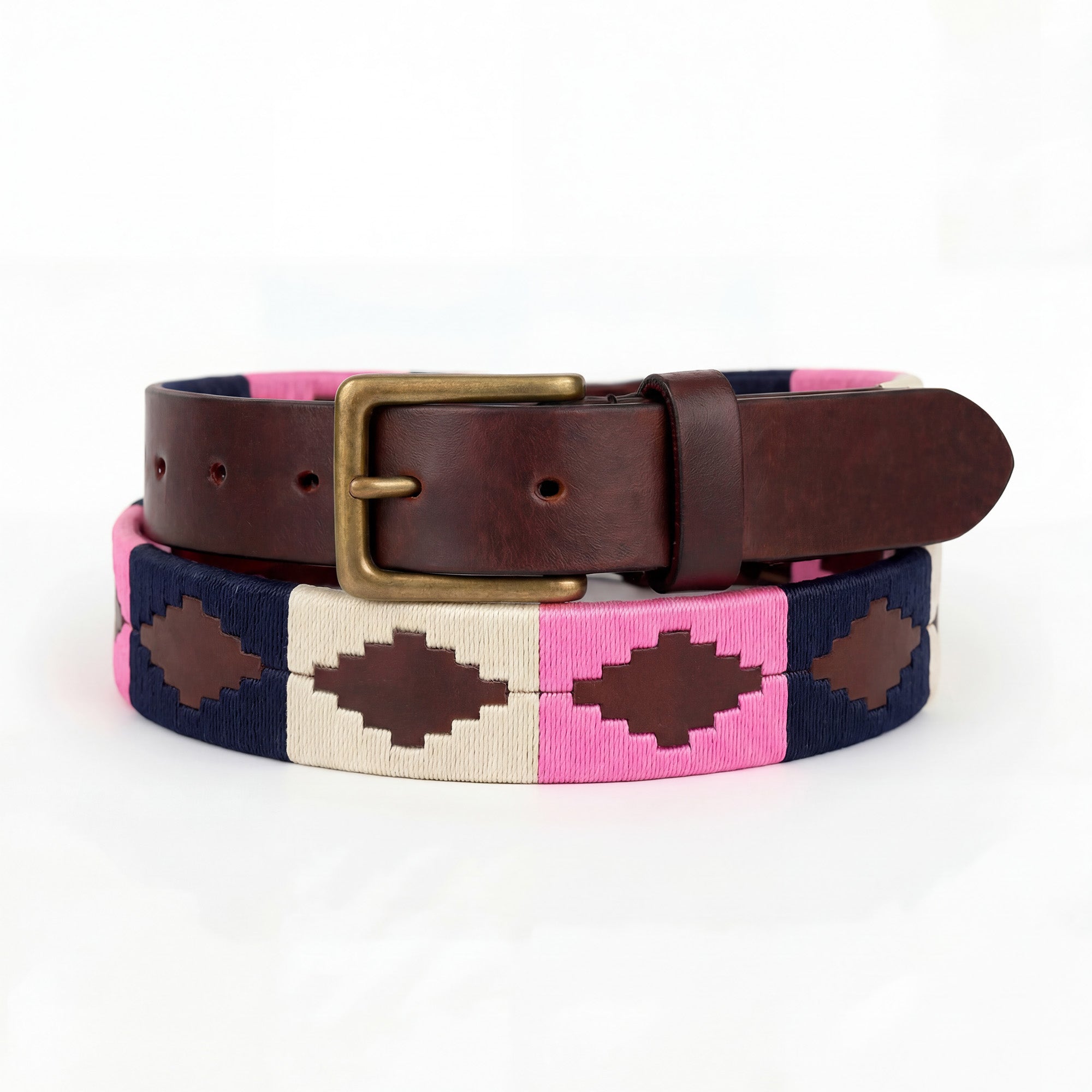 Cinturones de polo de cuero