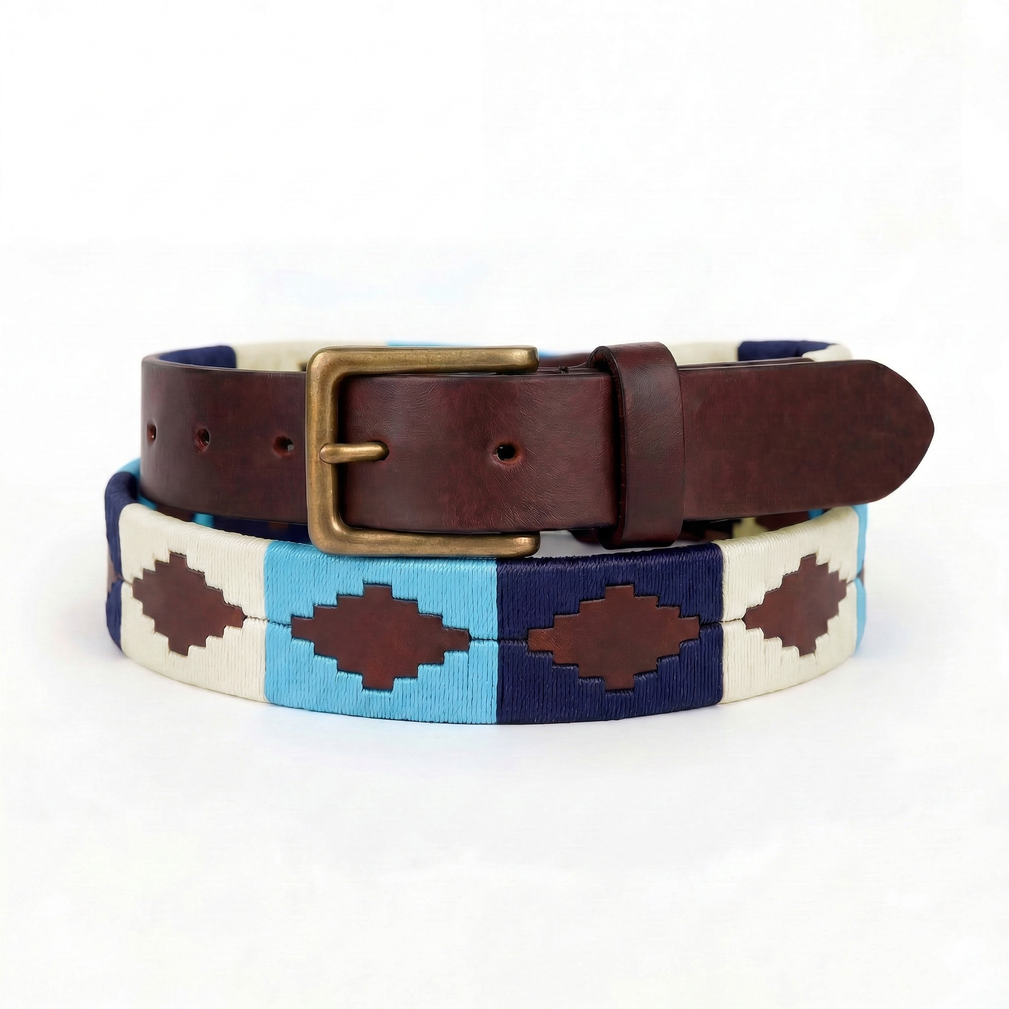 Cinturones de polo de cuero