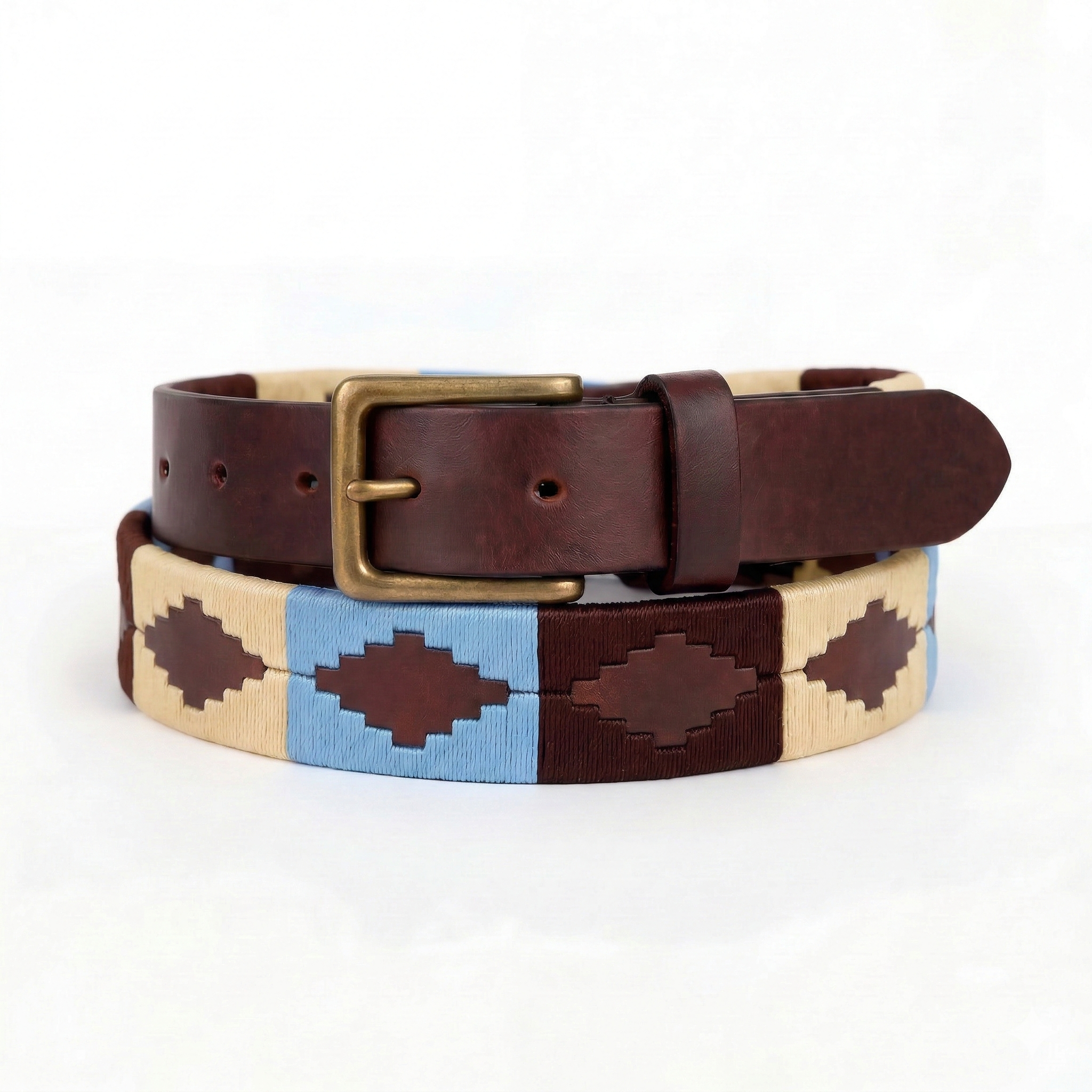 Cinturones de polo de cuero