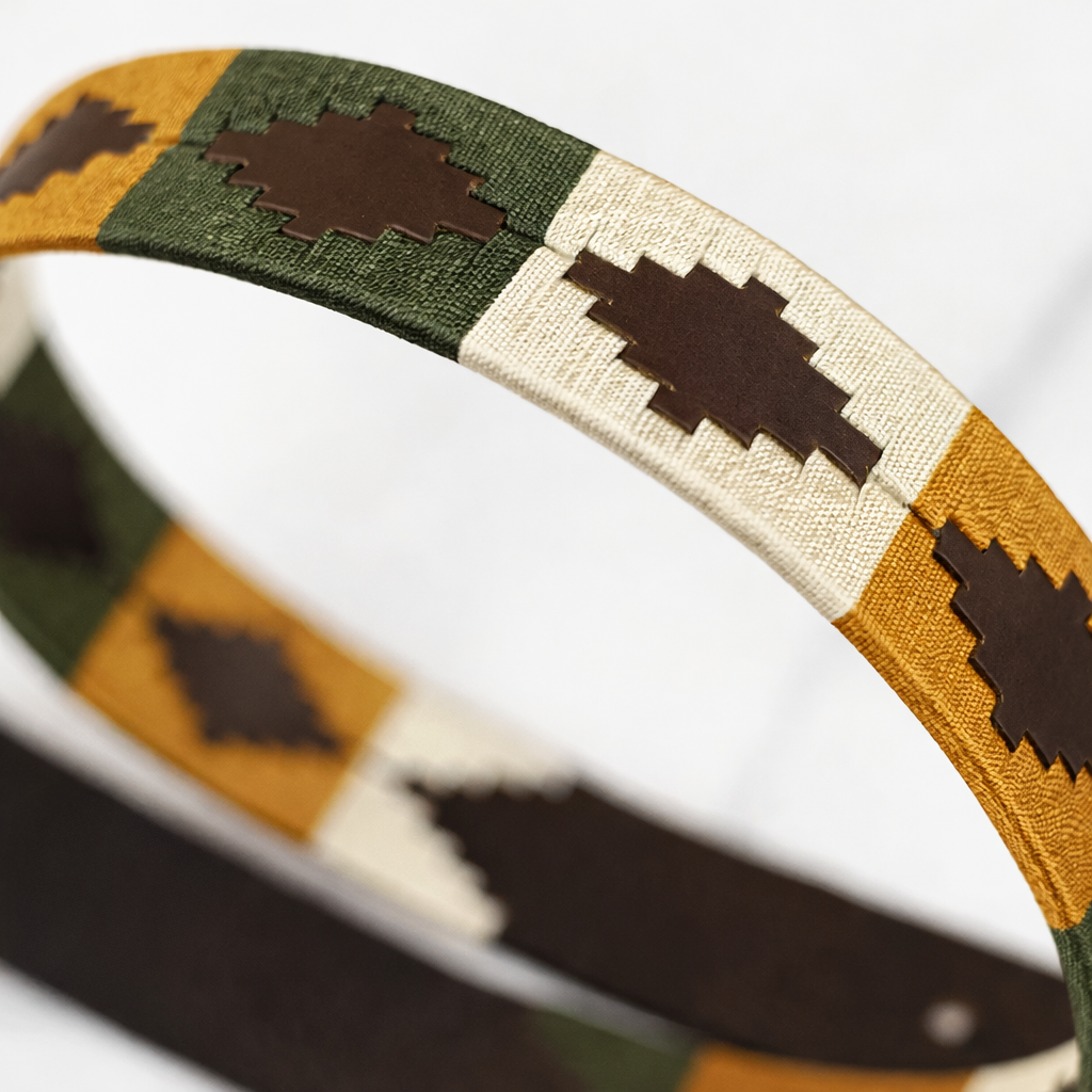 Cinturones de polo de cuero