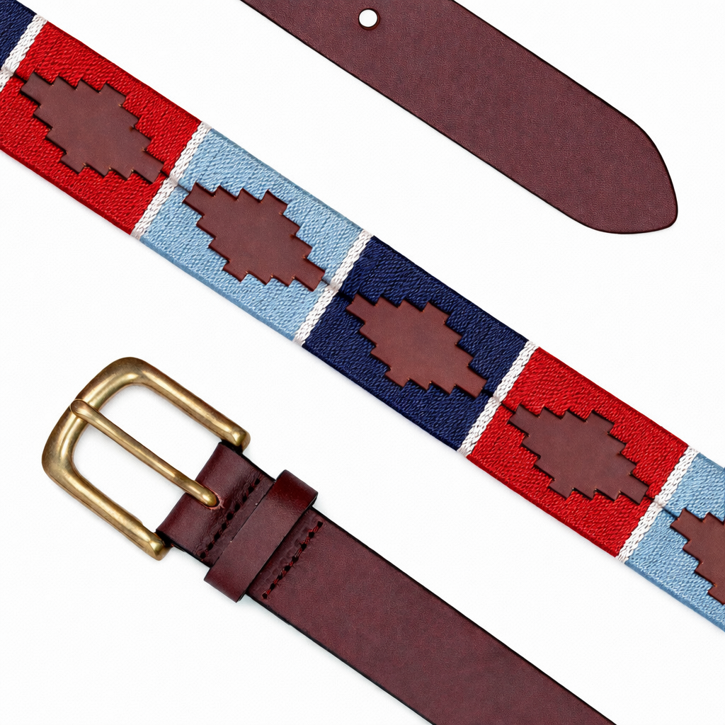 Cinturones de polo de cuero