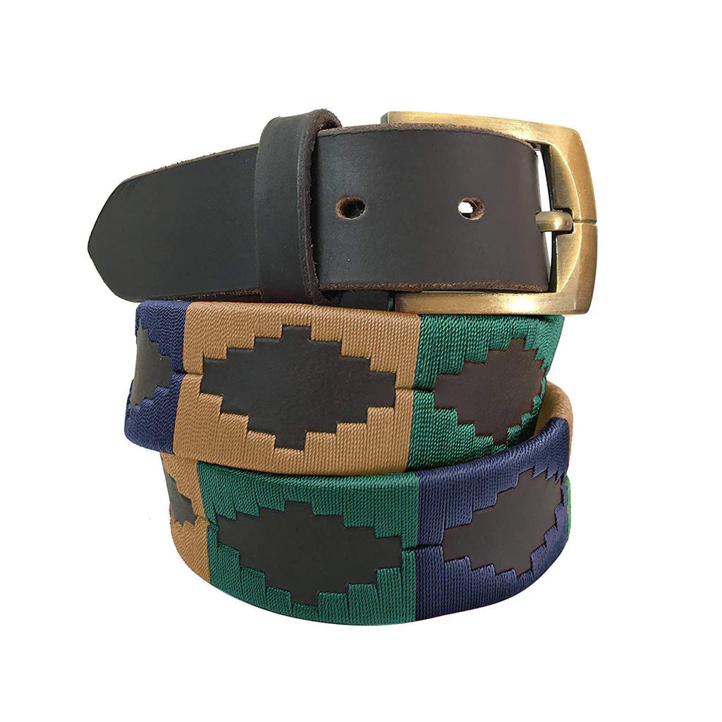 Cinturones de polo de cuero